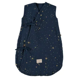 Nobodinoz Dreamy Summer Sleeping Bag - Gold Stella Night Blue