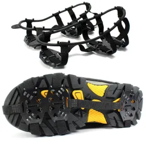 24 Teeth Ice Gripper for Shoes Durable Crampons Winter Climbing Anti Slip Shoes