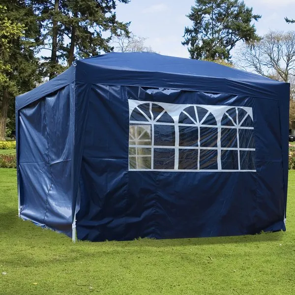 3 X 3m Pop-Up Gazebo Marquee - Blue