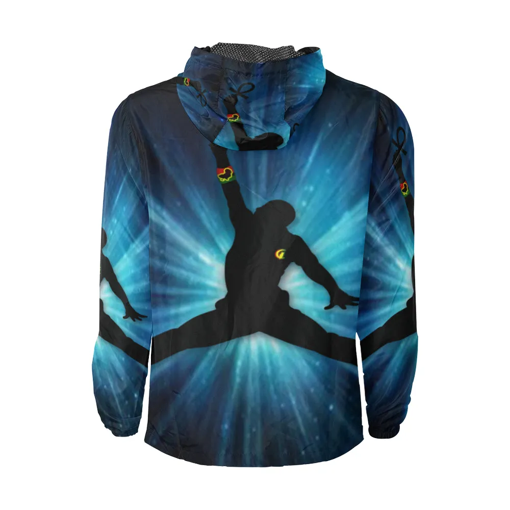 AIR ANKH All Over Print Windbreaker for Unisex