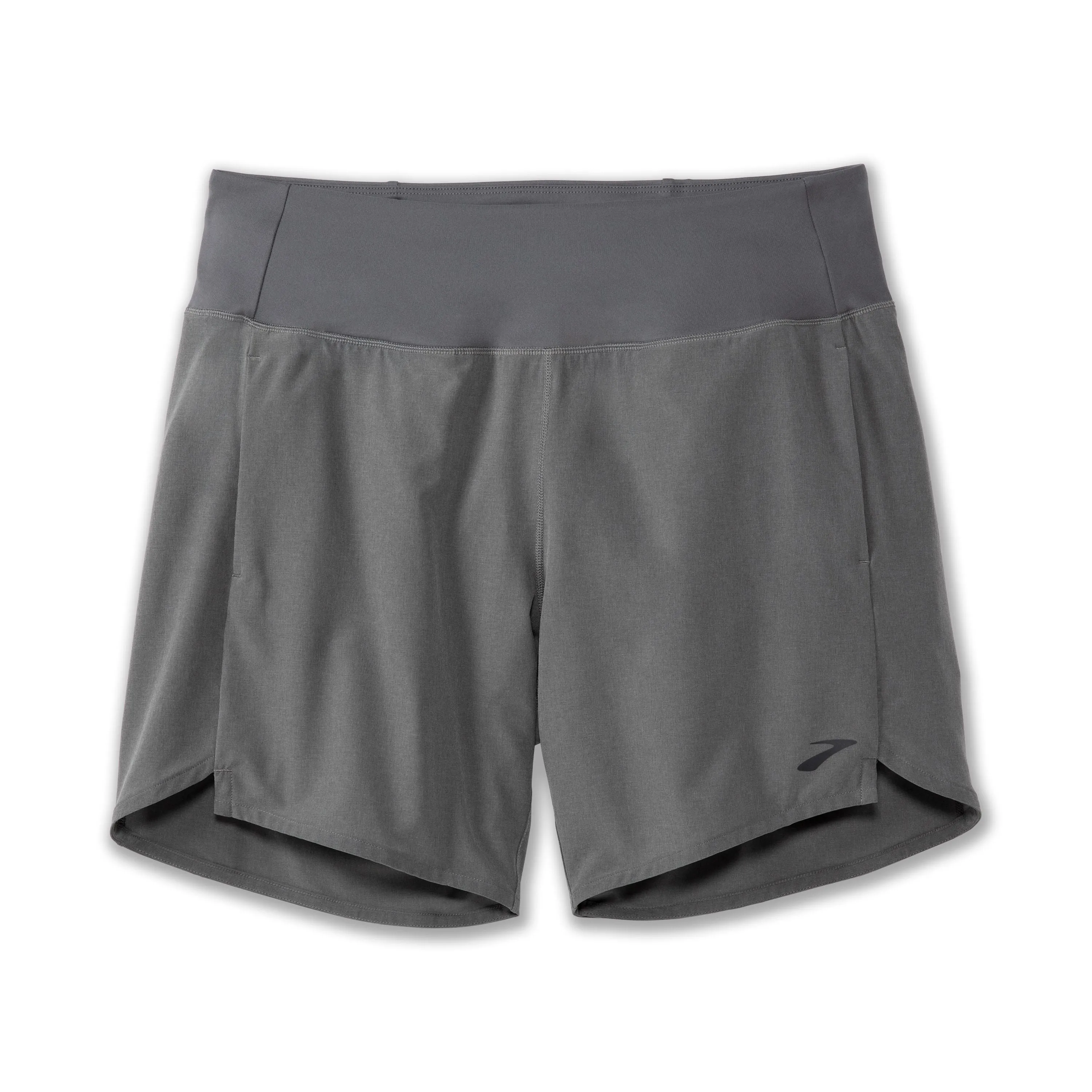 Brooks | Chaser 7" Shorts | Women's | Heather Charcoal