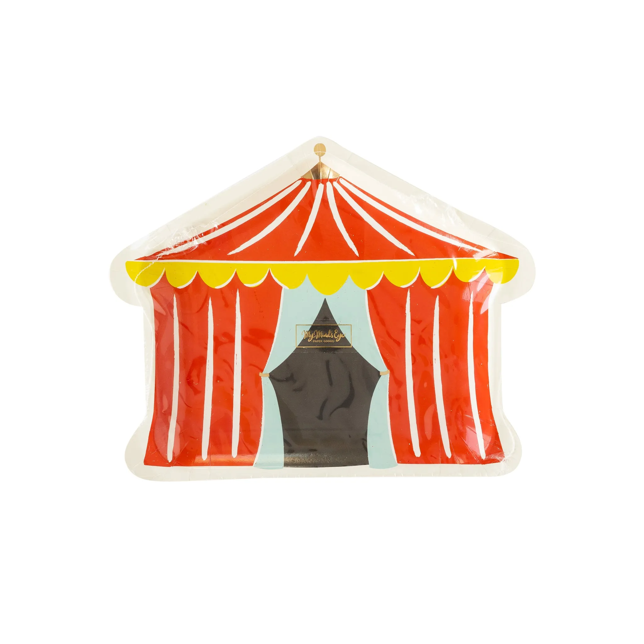 CAR940 -  Carnival Tent Shaped Plate