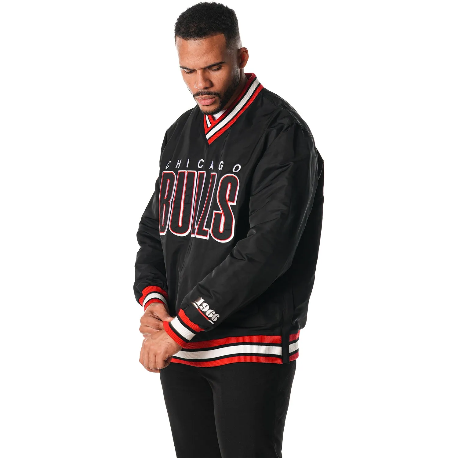 Chicago Bulls 1966 Wild Collective Pullover Windbreaker