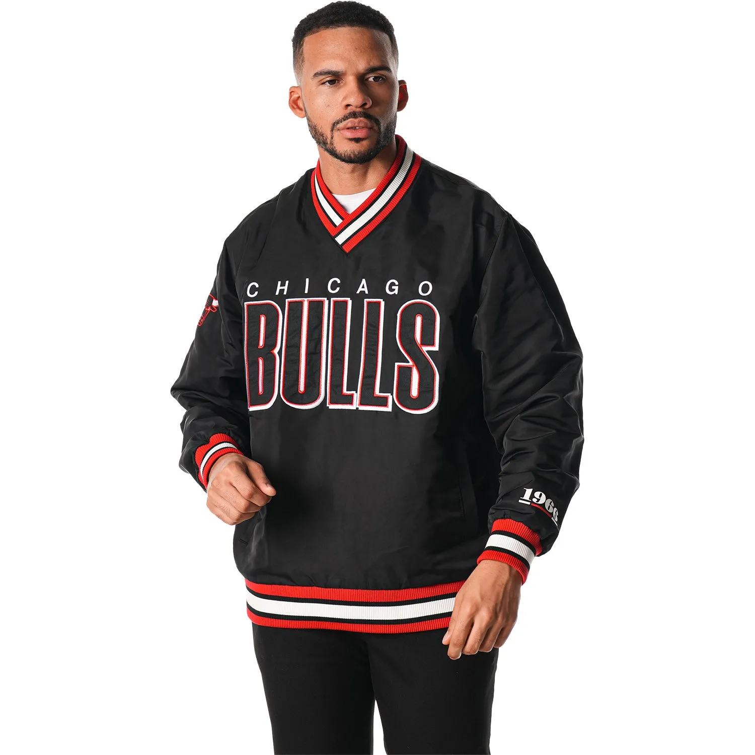 Chicago Bulls 1966 Wild Collective Pullover Windbreaker