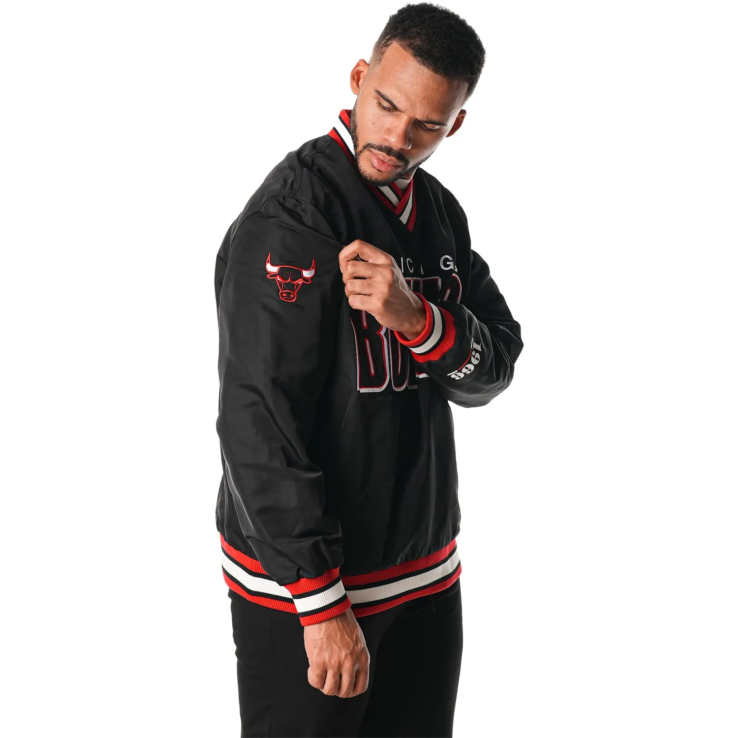 Chicago Bulls 1966 Wild Collective Pullover Windbreaker