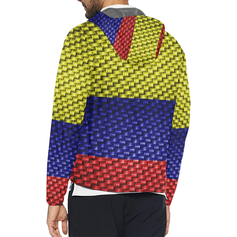 COLOMBIA FLAG All Over Print Windbreaker for Unisex