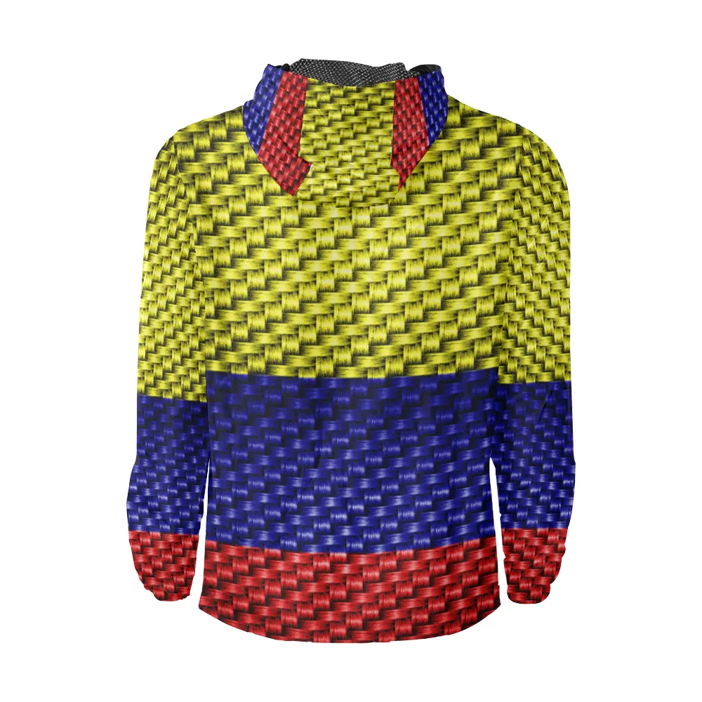 COLOMBIA FLAG All Over Print Windbreaker for Unisex