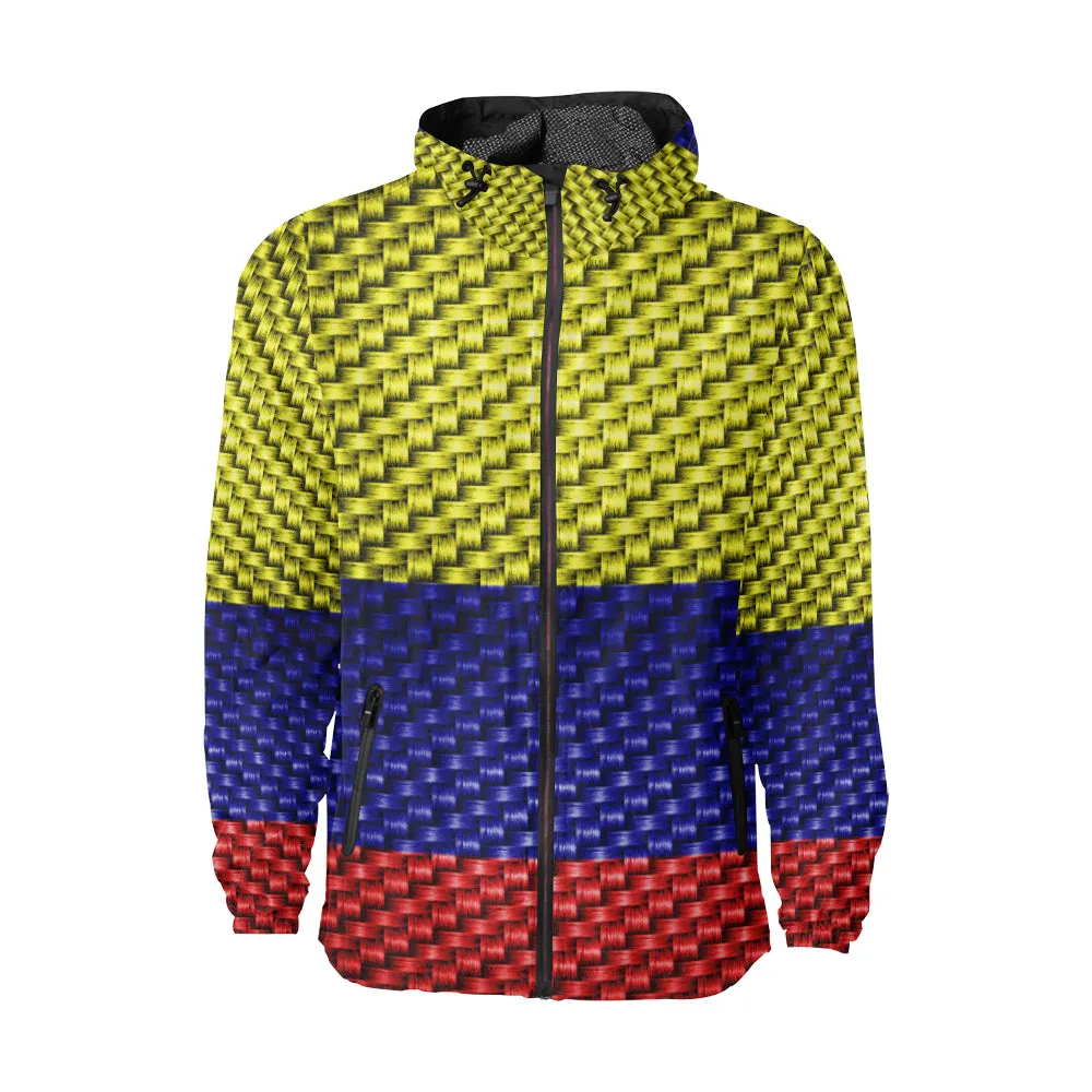 COLOMBIA FLAG All Over Print Windbreaker for Unisex