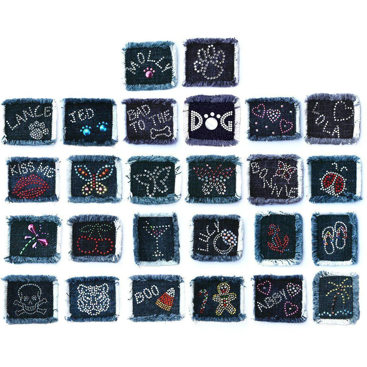 Denim Patches for Hollywood Denim Dog Harness Vest