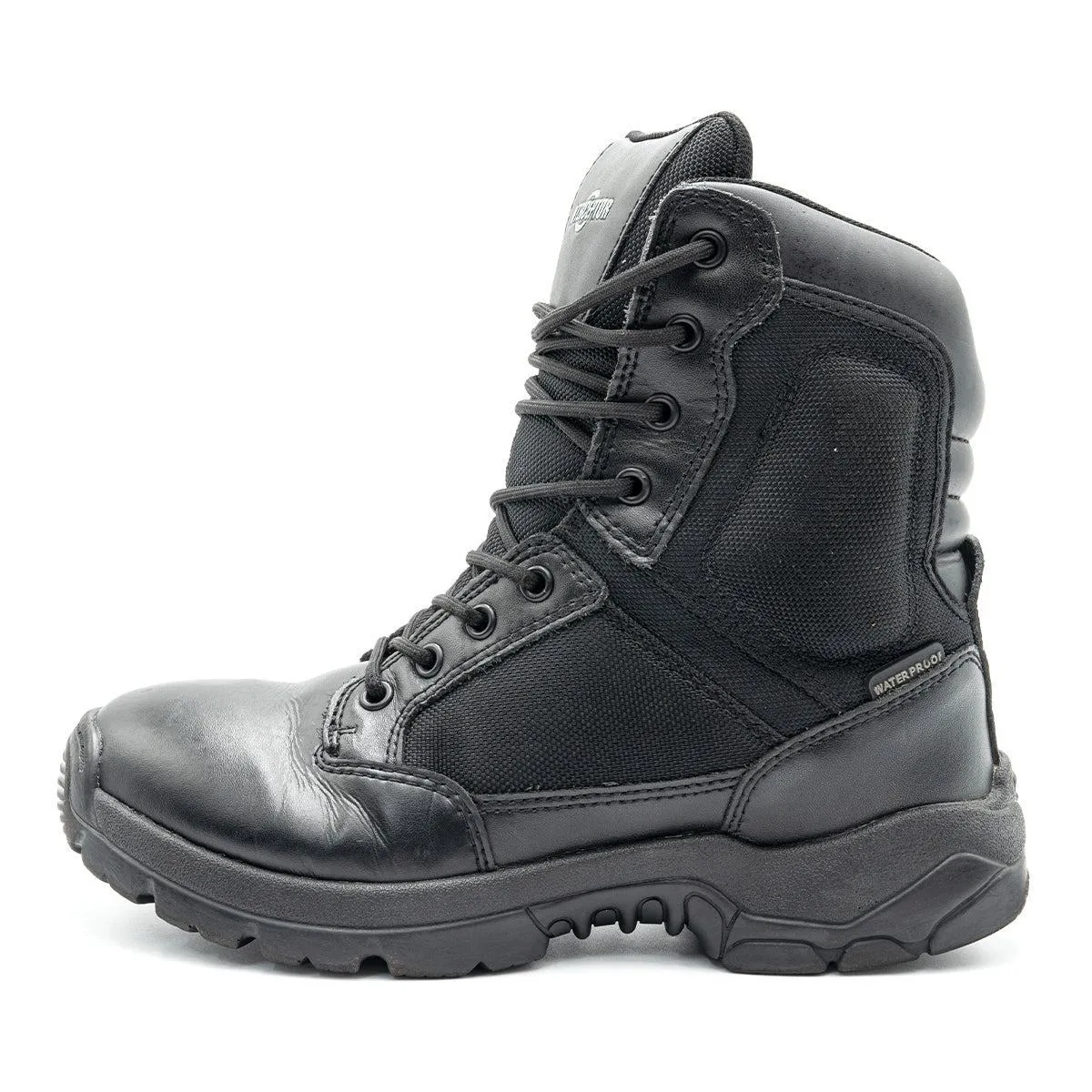 Interceptor Pilot Hiking Boots Leather Black Colour For Men