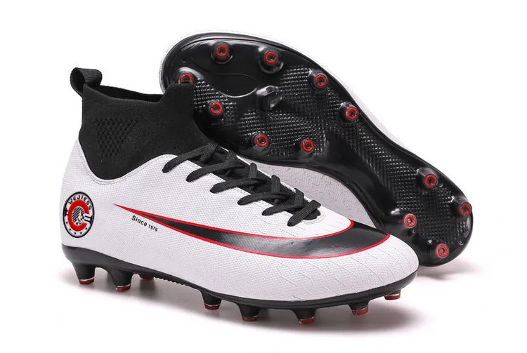 New High-Top Soccer Cleats for Adult and Kids, Training