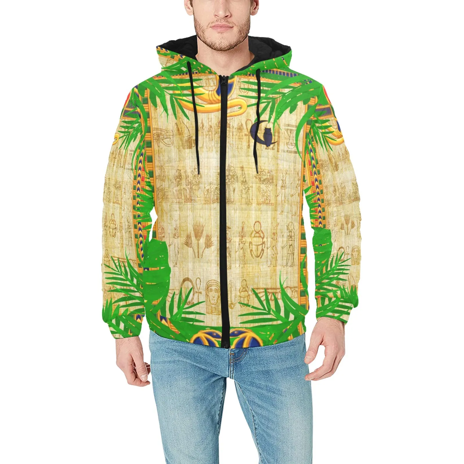 NILE VALLEY LCC Men's Padded Hooded Jacket