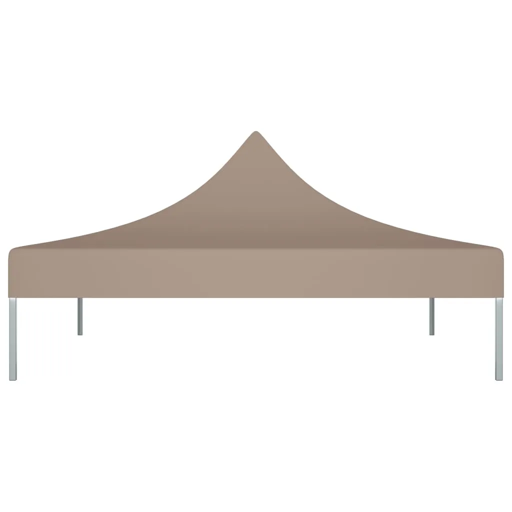 Party Tent Roof 2x2 m Taupe 270 g/m²