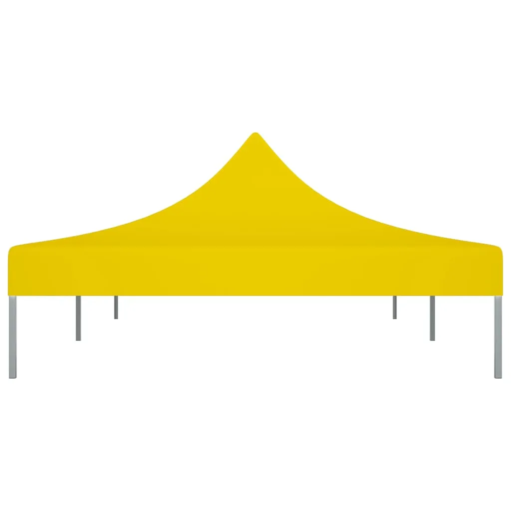 Party Tent Roof 6x3 m Yellow 270 g/m²