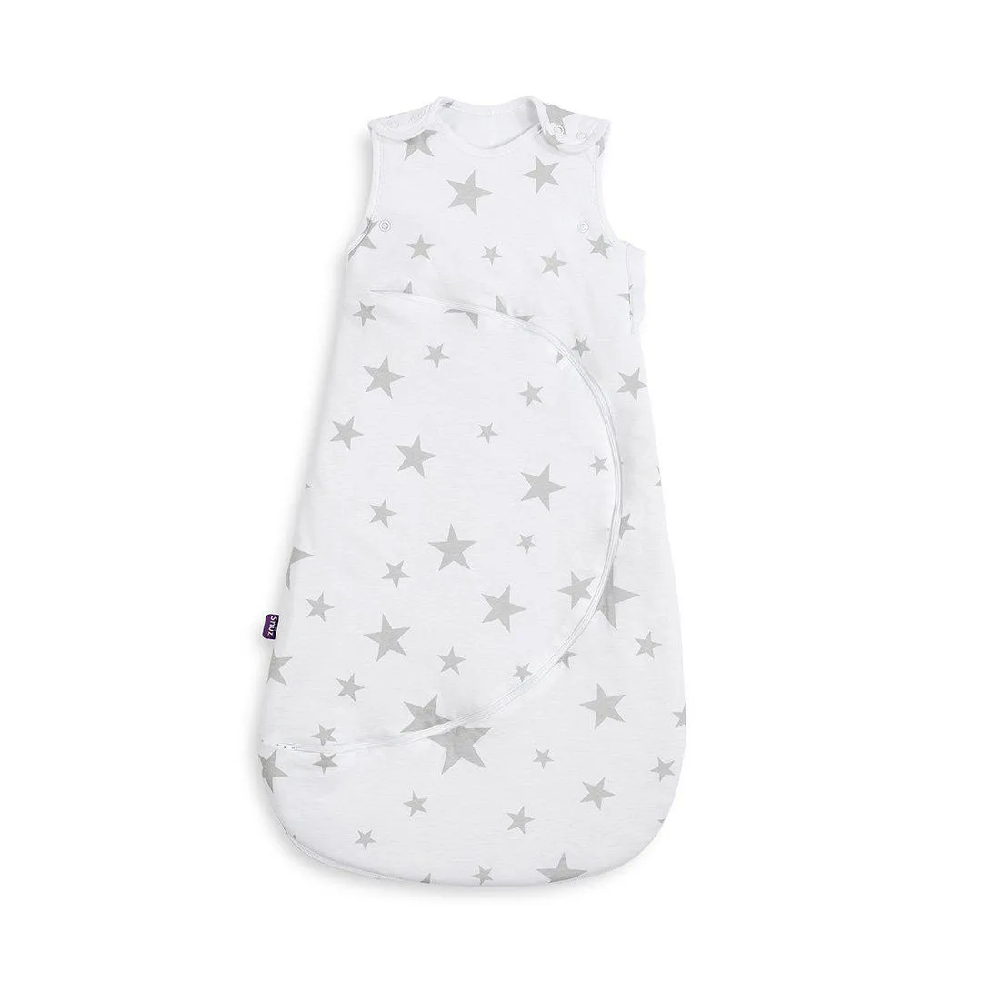 SnuzPouch Sleeping Bag - Grey Stars - TOG 1.0