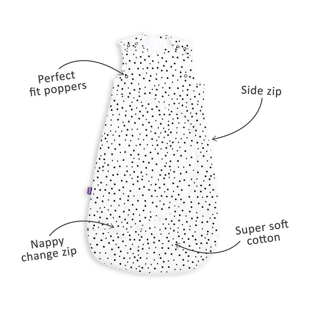 SnuzPouch Sleeping Bag - Mono Spots - TOG 2.5