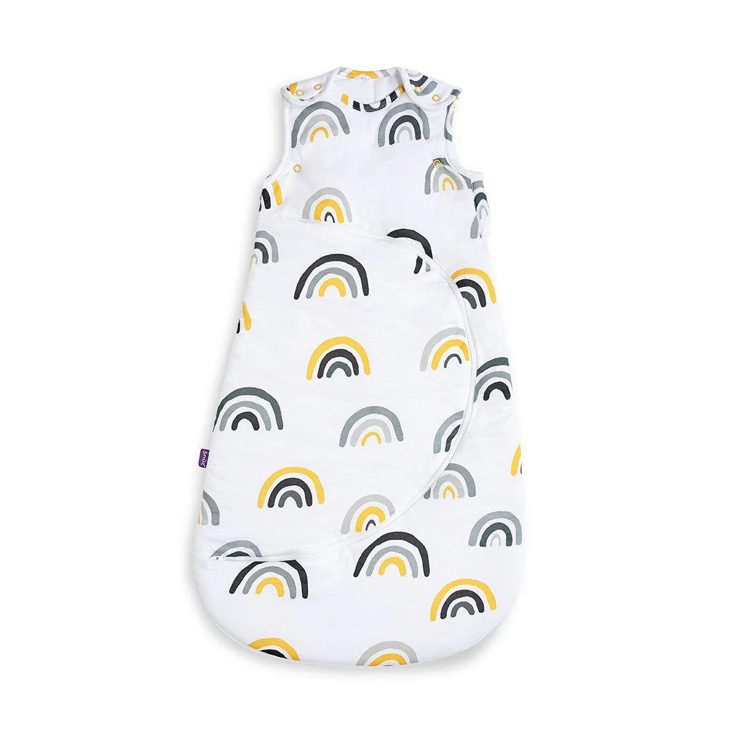 SnuzPouch Sleeping Bag - Mustard Rainbow - TOG 1.0