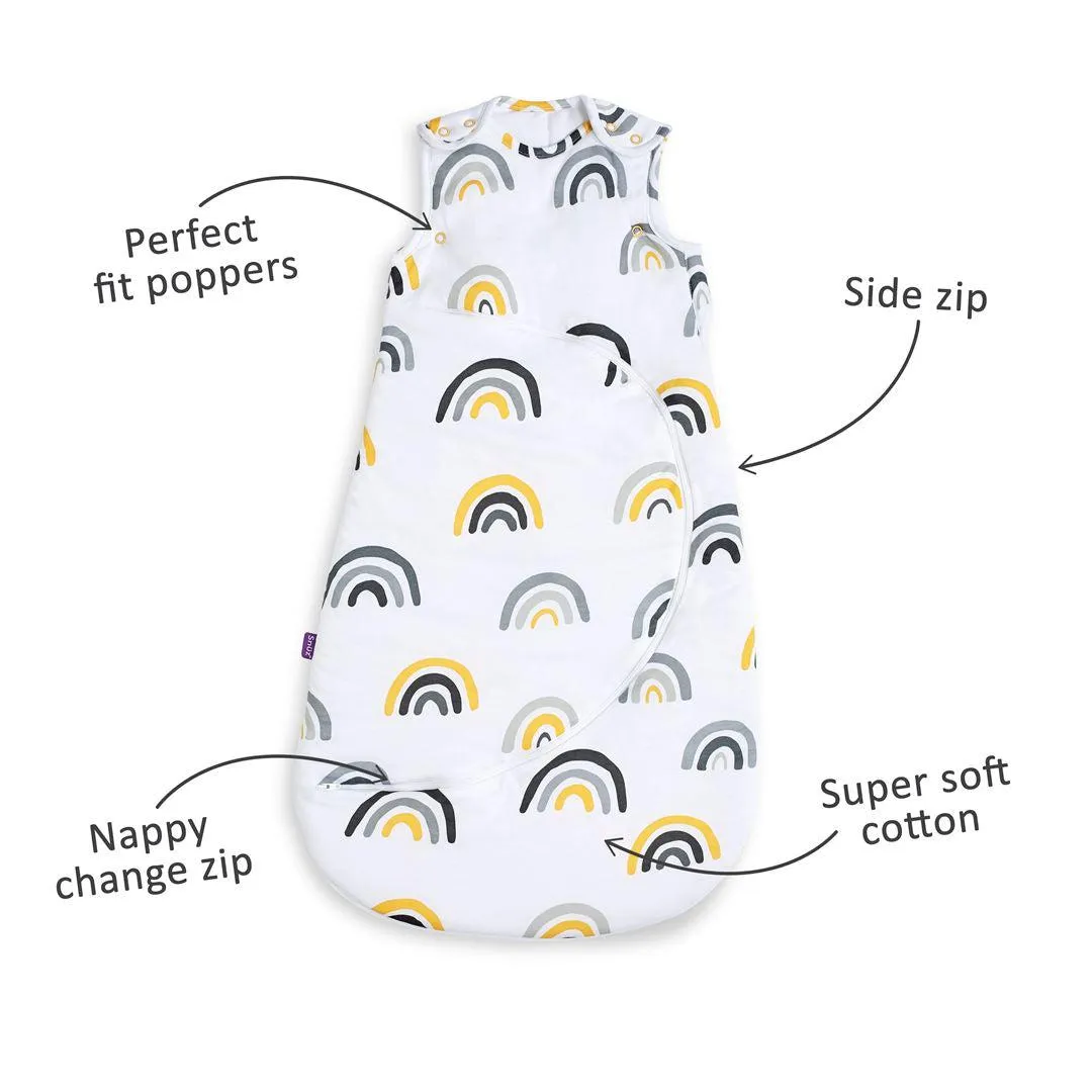 SnuzPouch Sleeping Bag - Mustard Rainbow - TOG 1.0