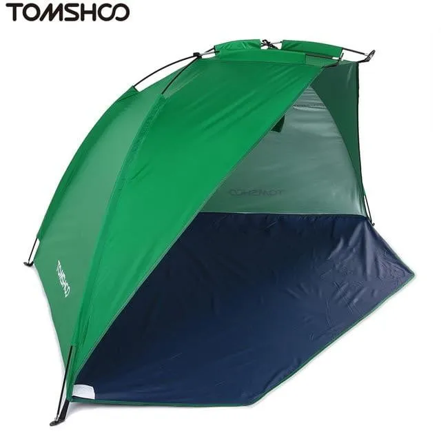 TOMSHOO Outdoor Beach Tent Sunshine Shelter 2 Person Sturdy