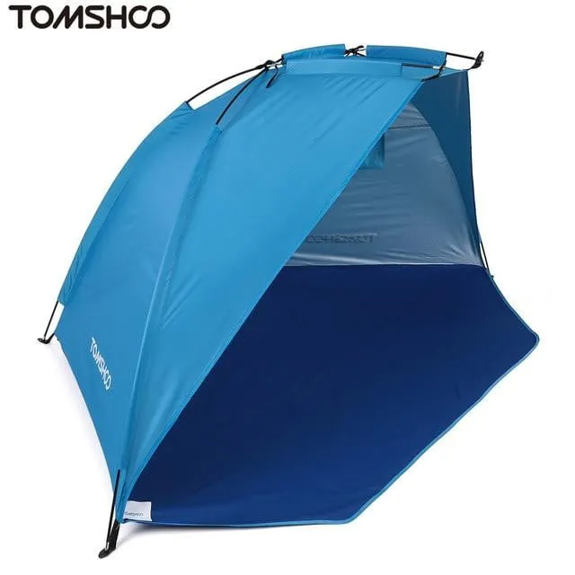 TOMSHOO Outdoor Beach Tent Sunshine Shelter 2 Person Sturdy