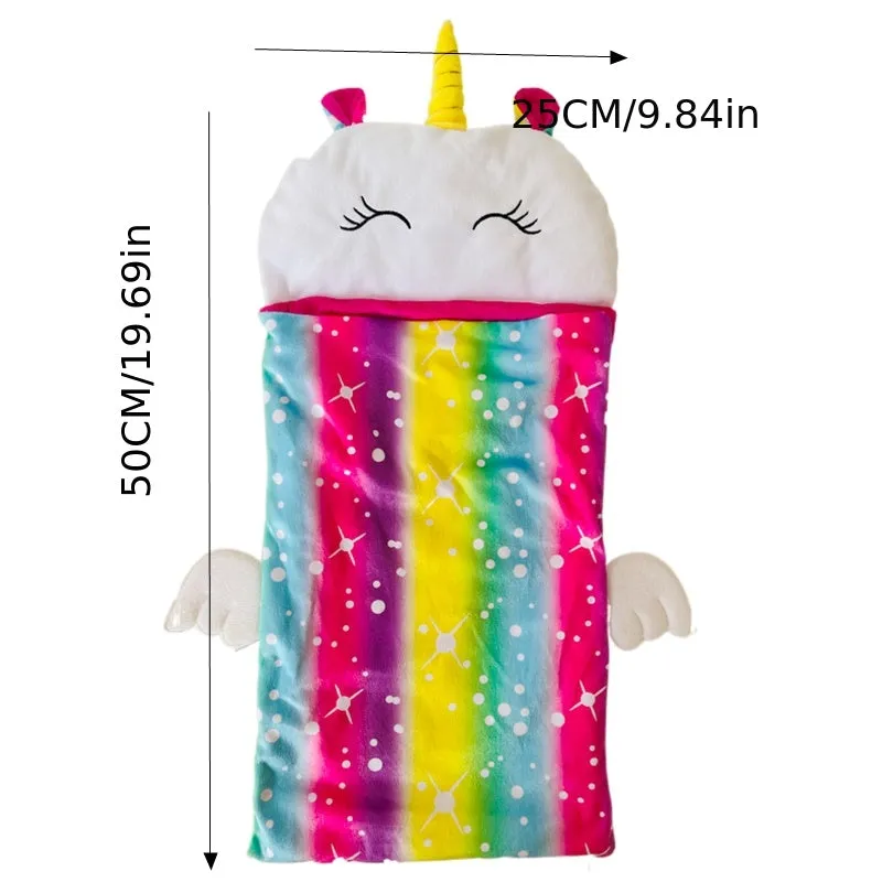 Unicorn Sleeping Bag for 18 Inch Dolls and Newborns