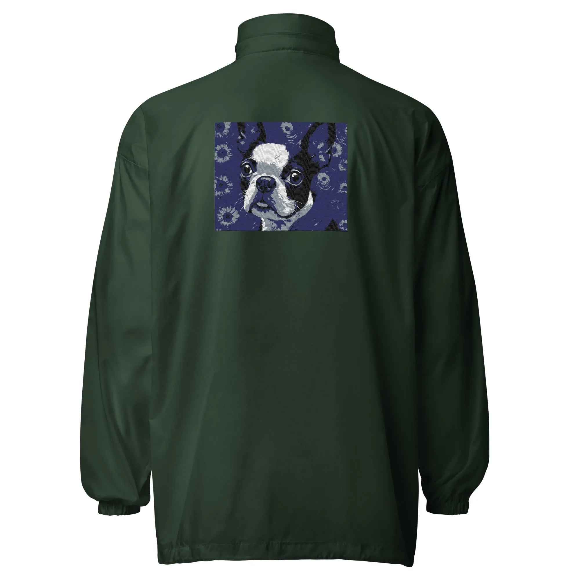 Unisex windbreaker / Boston Terrier Jacket / Boston Terrier Gift Dog lovers