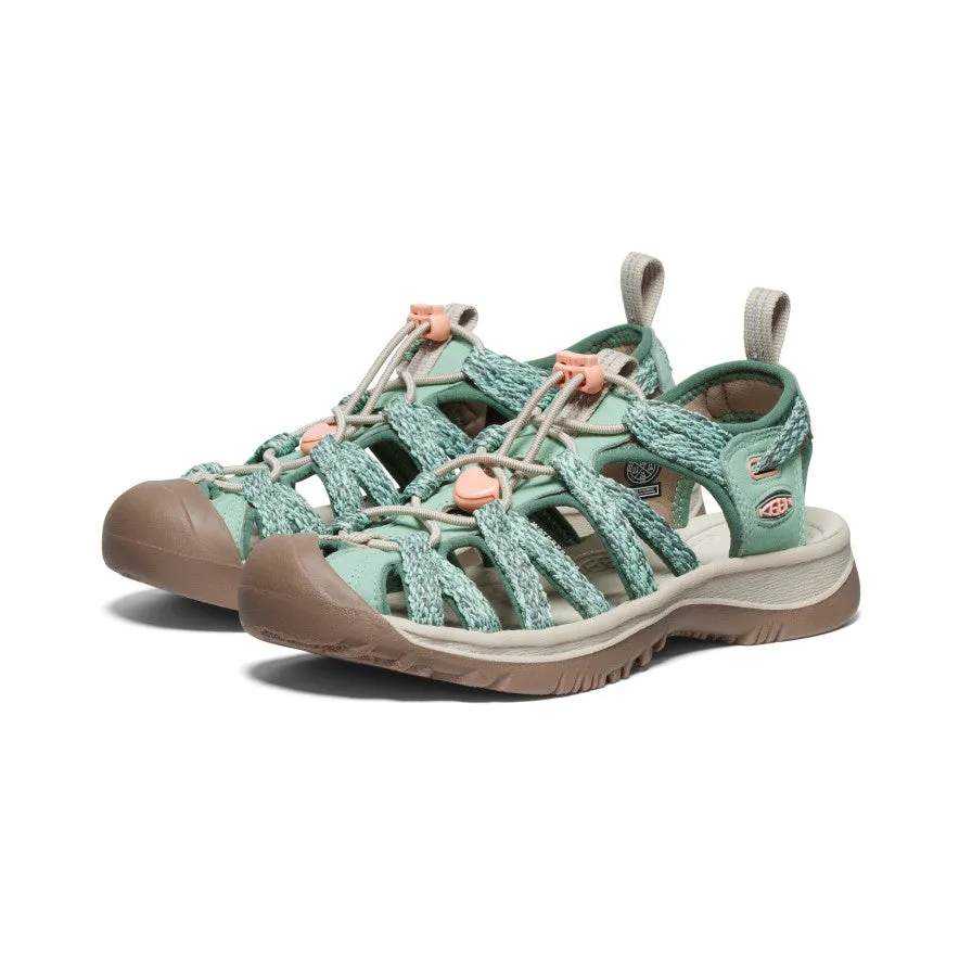 Women's Whisper  |  Granite Green/Peach Parfait