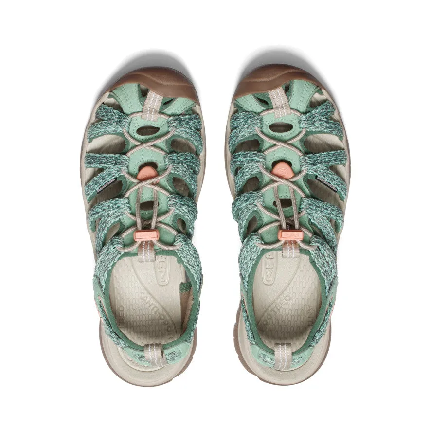 Women's Whisper  |  Granite Green/Peach Parfait