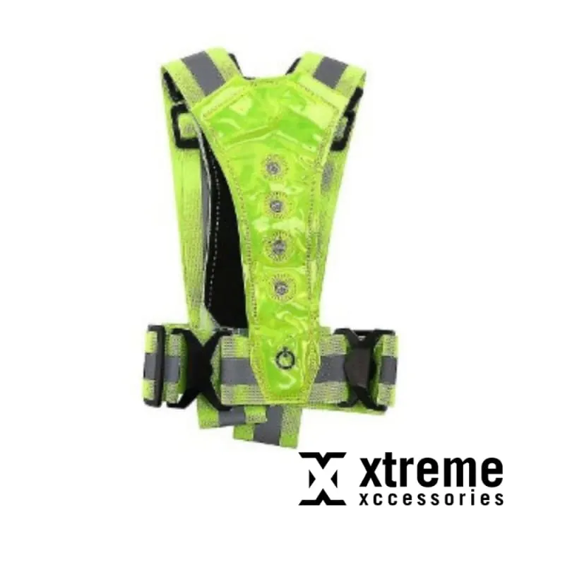 Xtreme Xccessories LED  Reflective Running Cycling Security Harness Vest