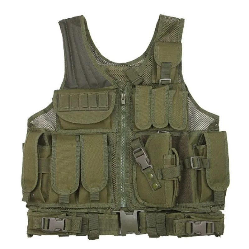 Zip Up Tactical Vest